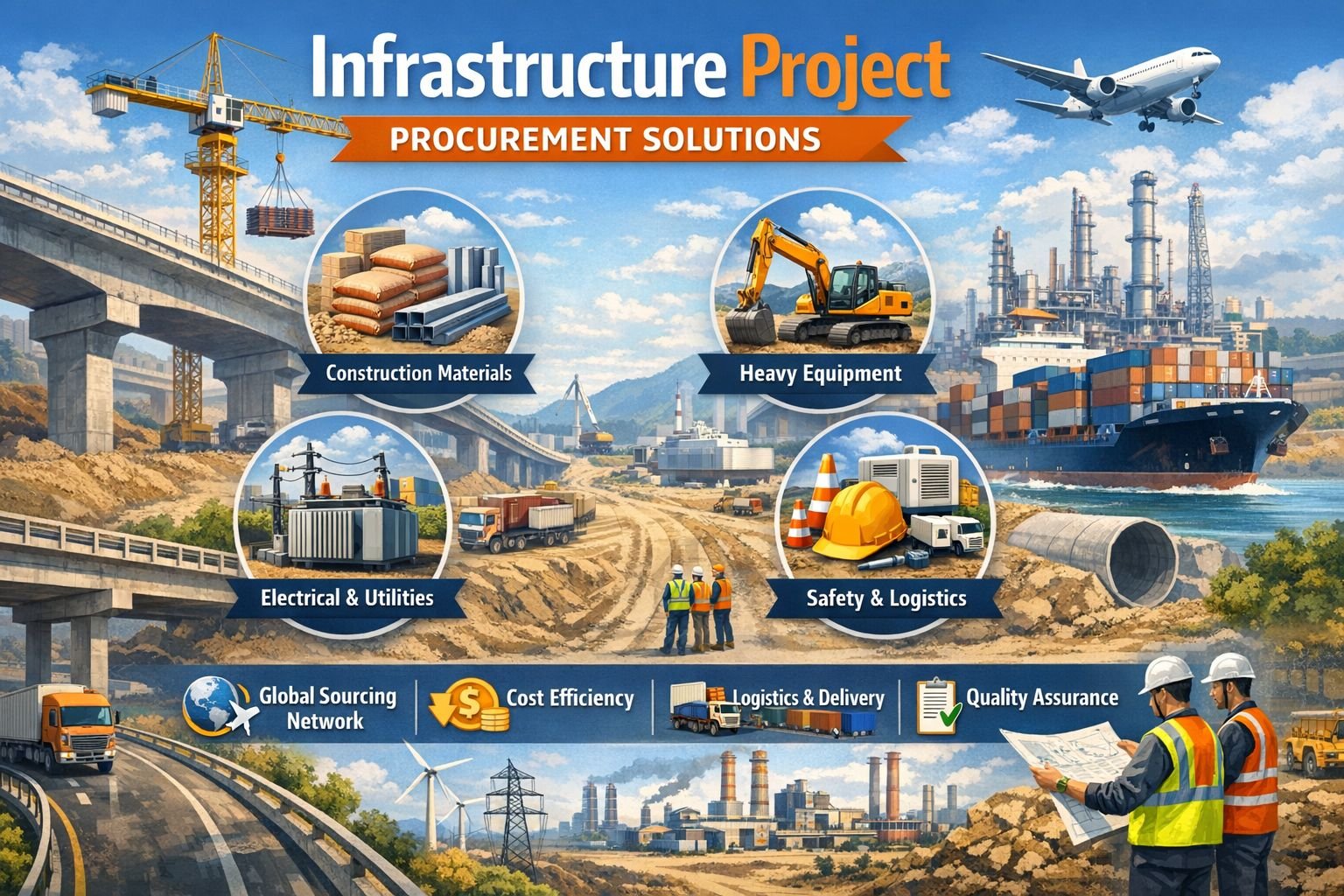 Infrastructure Procurement Dubai, UAE | Project Supply